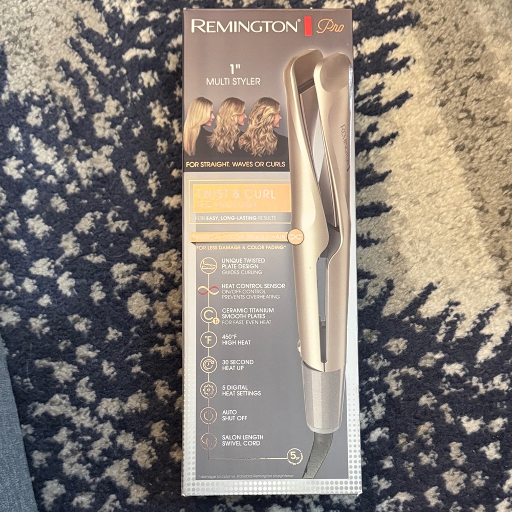Remington Pro Multi Styler in Silver and Black